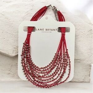 Lane Bryant Multi Layer Beaded Necklace